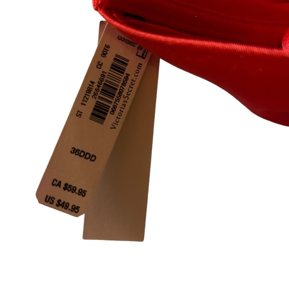 NWT Victoria’s Secret Twist Front Balconette Swim Top 36DDD - Picture 6 of 6